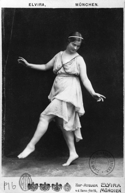 Isadora Duncan (1877-1927) ca. 1903-04 von Elvira Studio